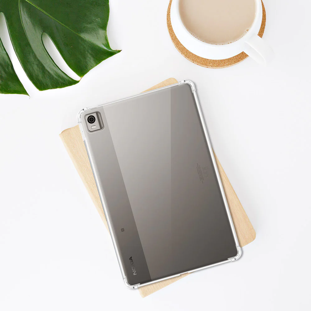 ZN-NK-T21 | Nokia T21 | 4 corners reinforced impact protection gel case - Image 3