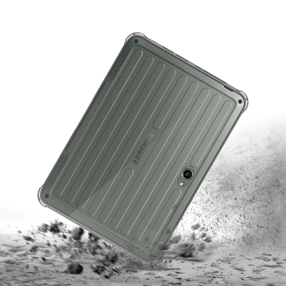 ZN-SS-X350 | Samsung Galaxy Tab Active5 Pro (10.1-inch) SM-X350 SM-X356 SM-X358 / Active4 Pro / Active Pro | 4 corners reinforced impact protection gel case - Image 3