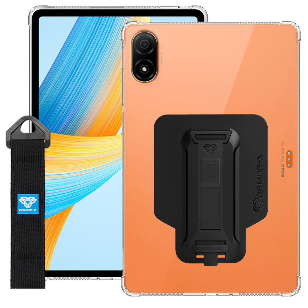 ZXS-HR-V8PRO | Honor Pad V8 Pro ( ROD-W09 ) | 4 corner protection case w/ hand strap kick stand & X-mount
