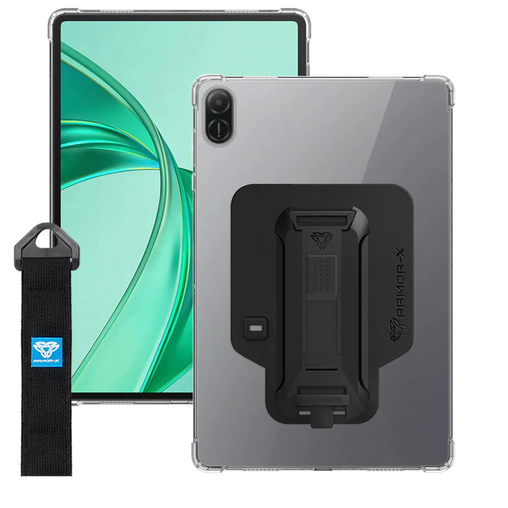 ZXS-HR-X8A | Honor Pad X8a | 4 corner protection case w/ hand strap kick stand & X-mount - Image 11