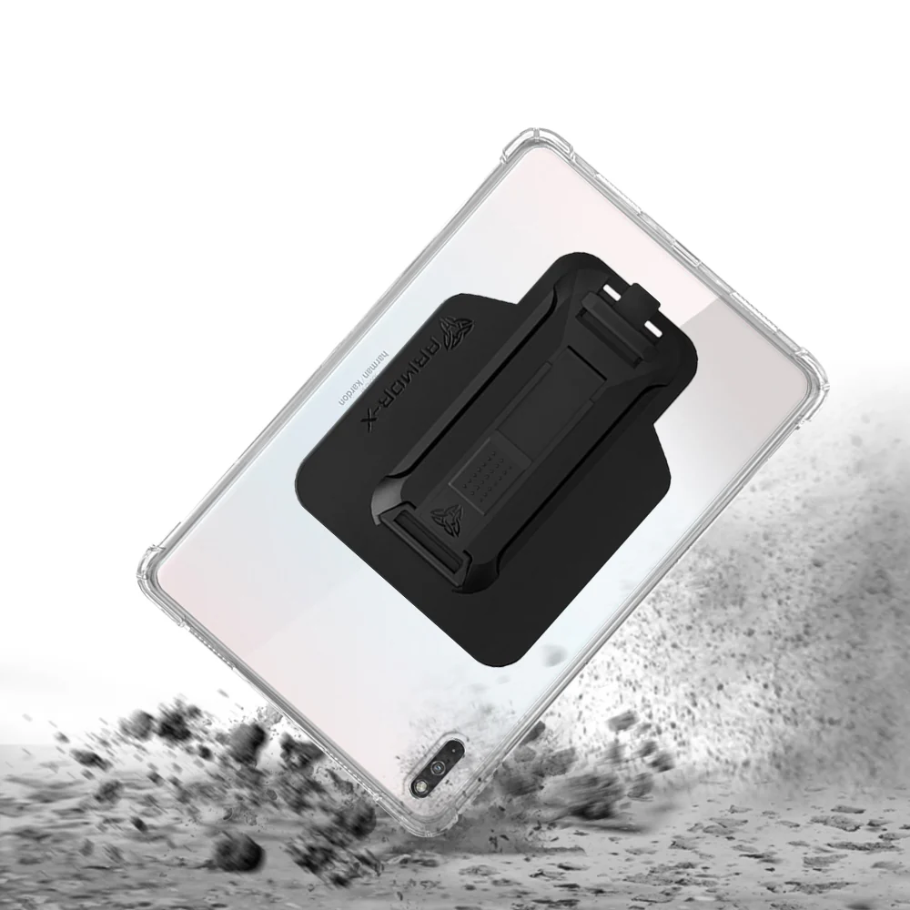 ZXS-HW-MTP_BAH3 | Huawei MatePad 10.4 BAH3-W09 / BAH3-AL00 | 4 corner protection case w/ hand strap kick stand & X-mount - Image 9