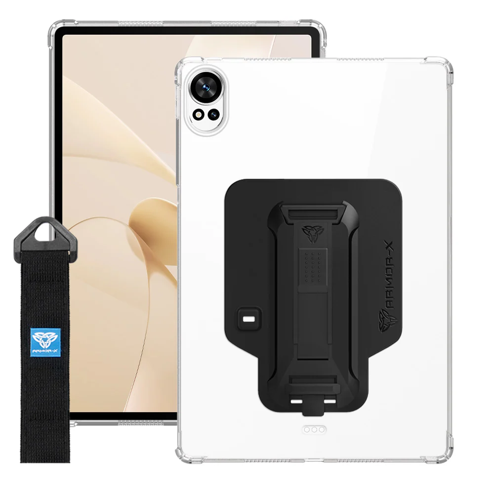 ZXS-HW-MTP-BKY | Huawei MatePad 12 X (2026) / (2025) LRT-W09 / (2024) BKY-W09 | 4 corner protection case w/ hand strap kick stand & X-mount - Image 11