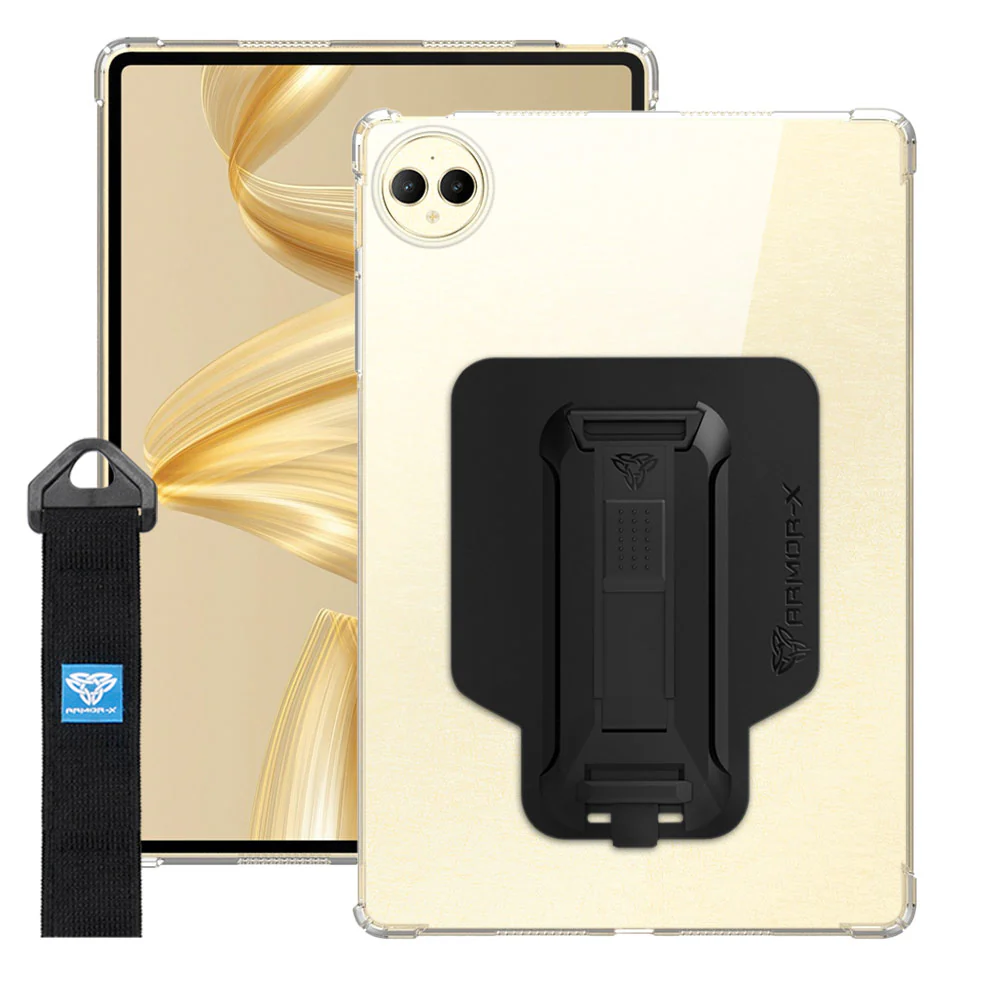 ZXS-HW-MTPP-MRO | Huawei MatePad Pro 12.2 (2024) MRO-W00 / MRO-W10 | 4 corner protection case w/ hand strap kick stand & X-mount
