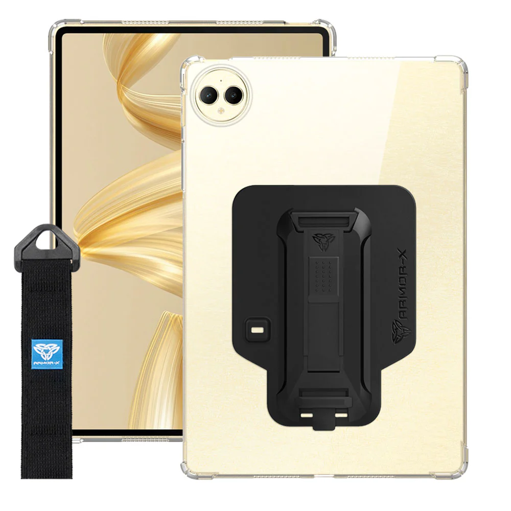 ZXS-HW-MTPP-MRO | Huawei MatePad Pro 12.2 (2024) MRO-W00 / MRO-W10 | 4 corner protection case w/ hand strap kick stand & X-mount - Image 11