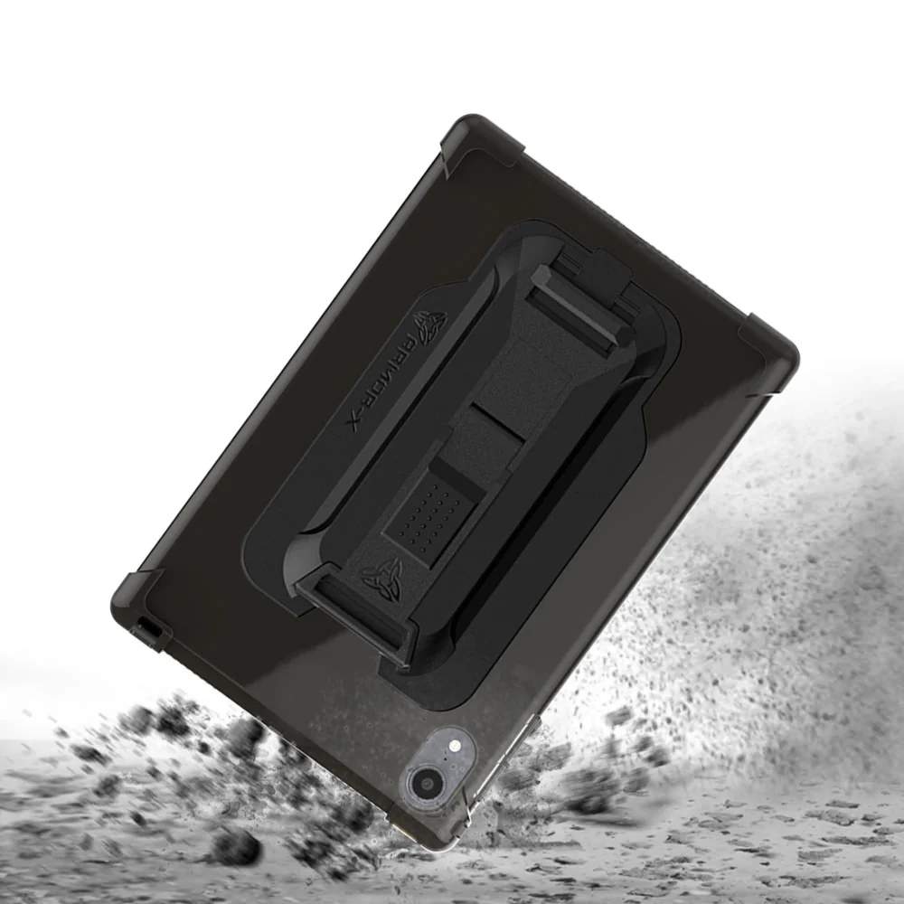 ZXS-iPad-M6 | iPad mini 6 | 4 corner protection case w/ hand strap kick stand & X-mount - Image 6
