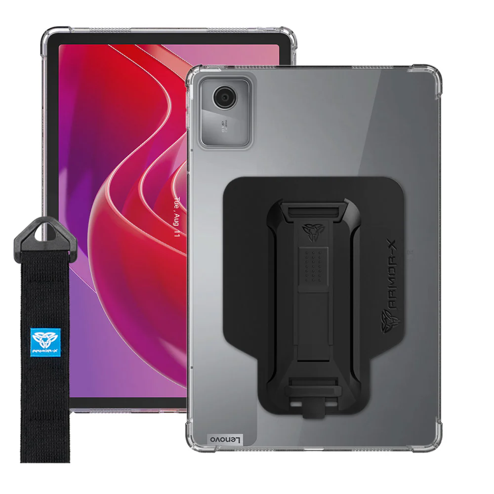 ZXS-LN-M11 | Lenovo Tab M11 / K11 TB330 | 4 corner protection case w/ hand strap kick stand & X-mount