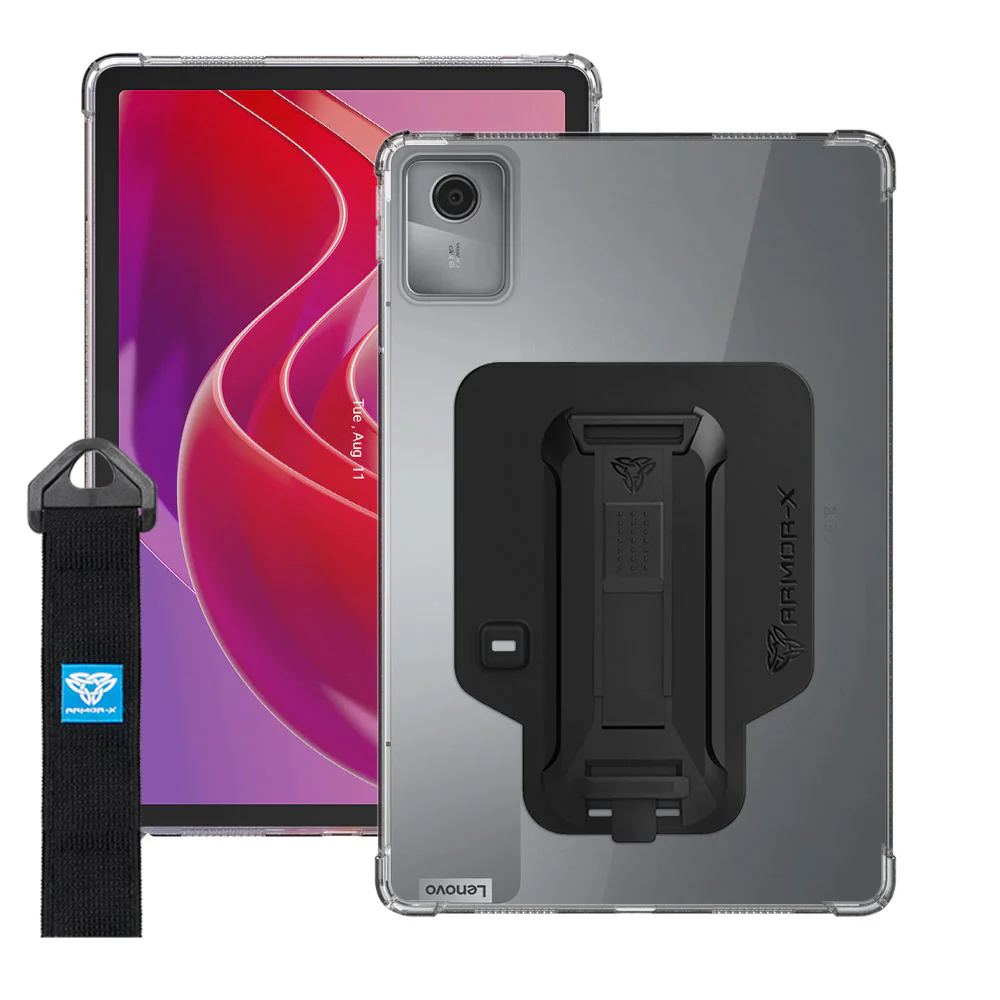 ZXS-LN-M11 | Lenovo Tab M11 / K11 TB330 | 4 corner protection case w/ hand strap kick stand & X-mount - Image 13