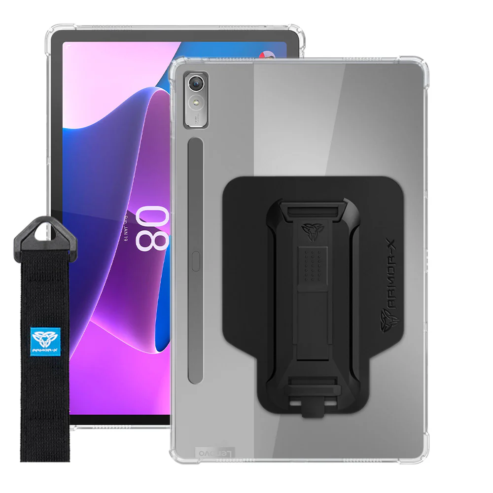 ZXS-LN-P11PRO2 | Lenovo Tab P11 Pro Gen 2 TB132FU | 4 corner protection case w/ hand strap kick stand & X-mount