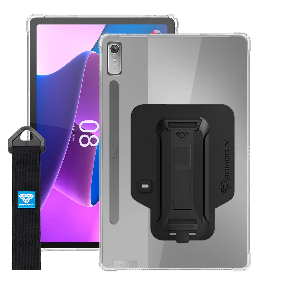 ZXS-LN-P11PRO2 | Lenovo Tab P11 Pro Gen 2 TB132FU | 4 corner protection case w/ hand strap kick stand & X-mount - Image 15