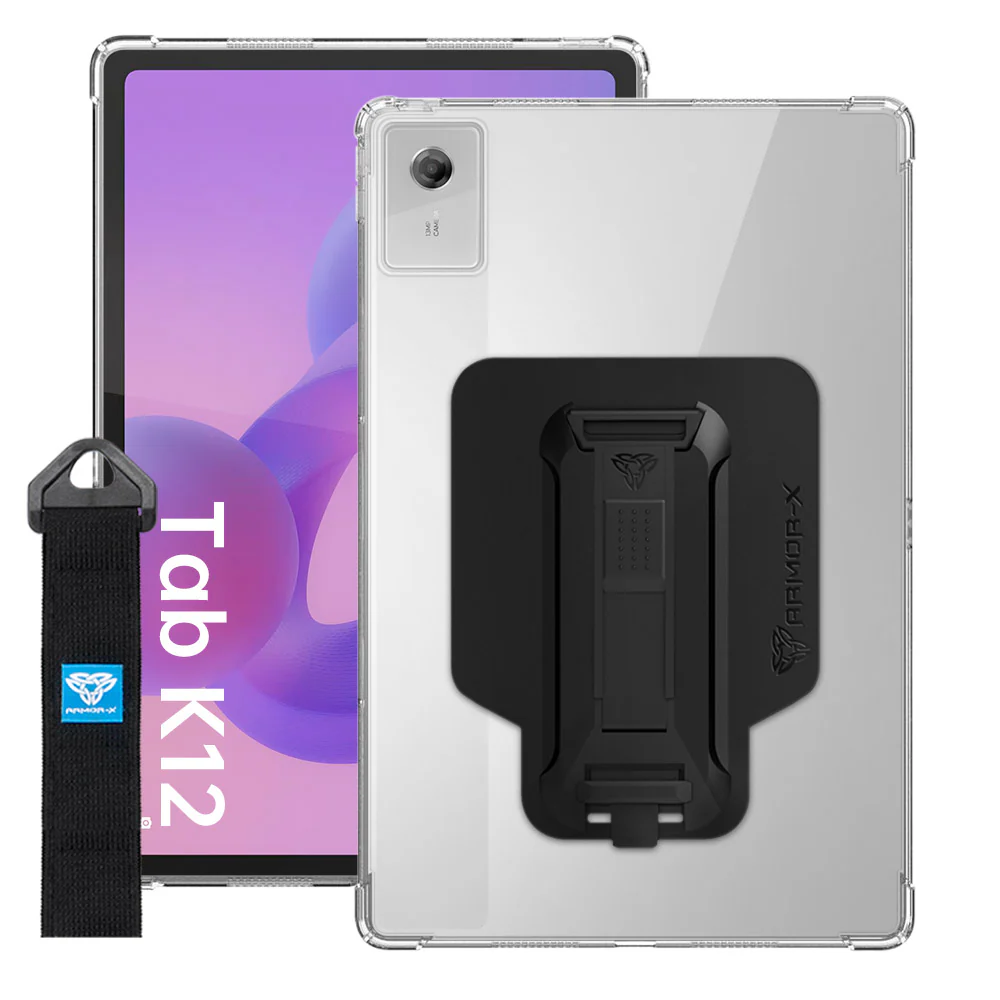 ZXS-LN-TB361 | Lenovo Tab K12 TB361 / Lenovo Idea Tab Plus ( 12.1" TB361 ) | 4 corner protection case w/ hand strap kick stand & X-mount
