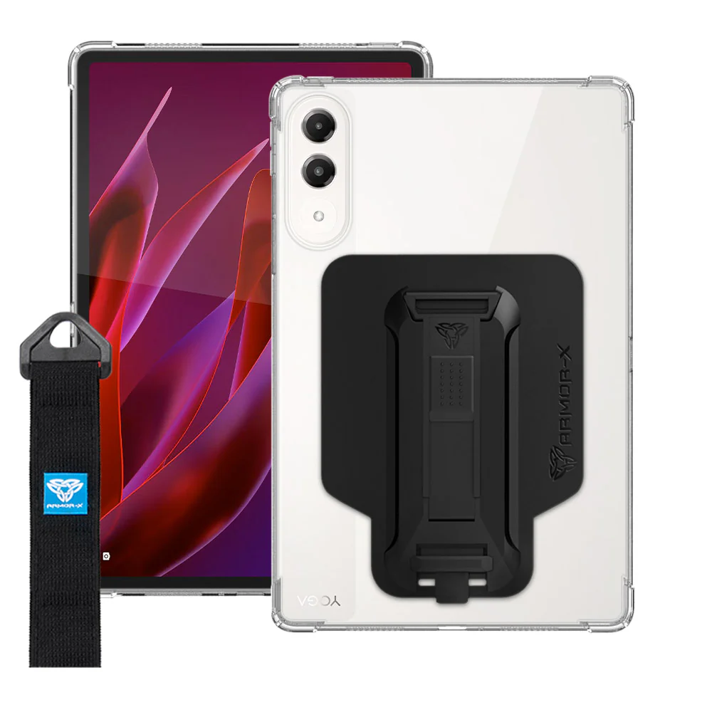 ZXS-LN-TB710 | Lenovo Yoga Tab ( 11.1" TB710 ) | 4 corner protection case w/ hand strap kick stand & X-mount