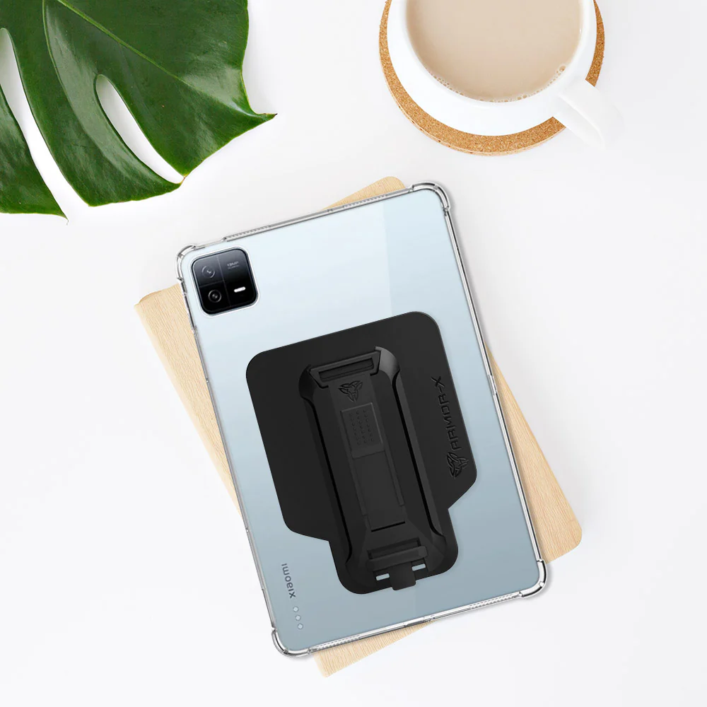 ZXS-Mi-PAD6 | Xiaomi Pad 6 / 6 Pro | 4 corner protection case w/ hand strap kick stand & X-mount - Image 10