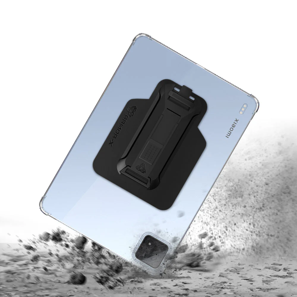 ZXS-Mi-PAD6SP | Xiaomi Pad 6S Pro 12.4 | 4 corner protection case w/ hand strap kick stand & X-mount - Image 9