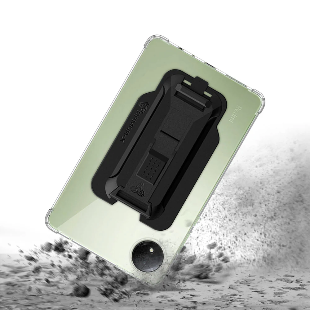ZXS-Mi-RMPSE-8.7 | Xiaomi Redmi Pad SE 8.7 / Redmi Pad SE 8.7 4G | 4 corner protection case w/ hand strap kick stand & X-mount - Image 6