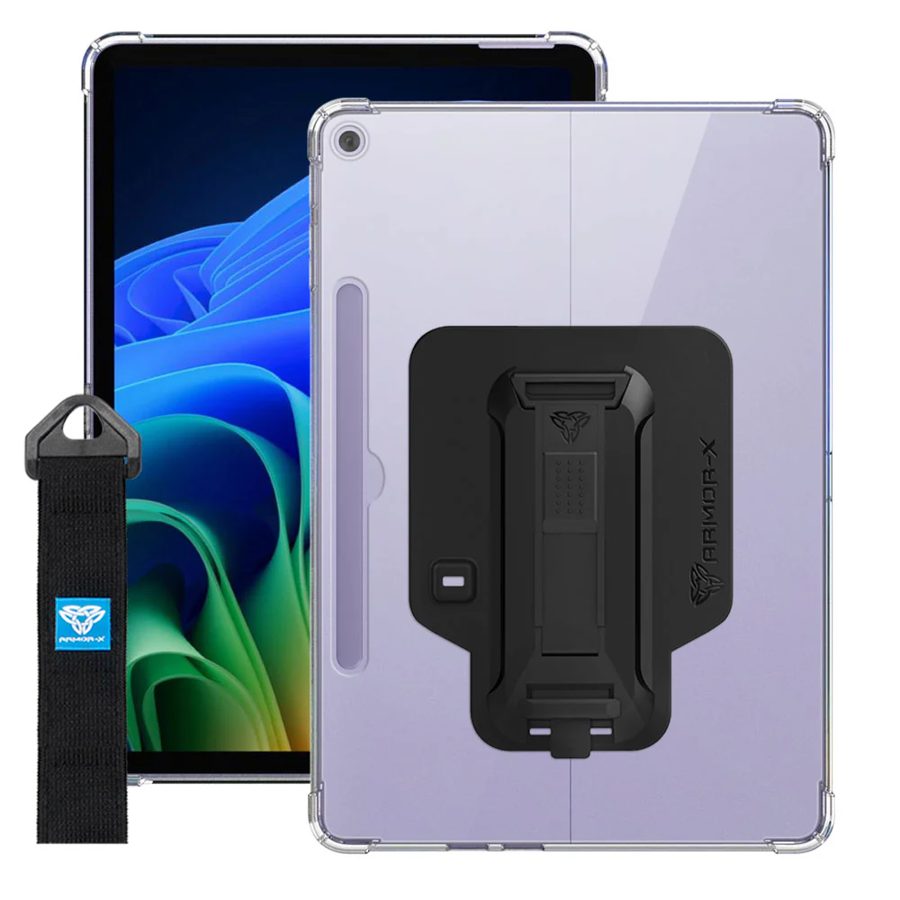 ZXS-MS-SFPR12 | Microsoft Surface Pro 12-inch Copilot+ PC | 4 corner protection case w/ hand strap kick stand & X-mount - Image 11