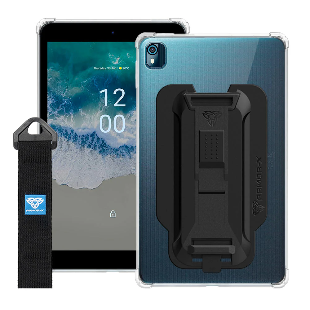 ZXS-NK-T10 | Nokia T10 | 4 corner protection case w/ hand strap kick stand & X-mount