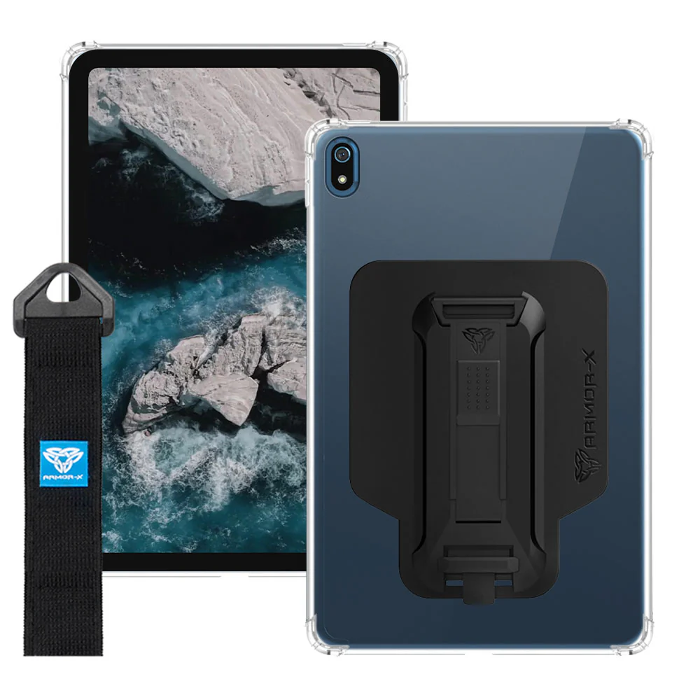 ZXS-NK-T20 | Nokia T20 | 4 corner protection case w/ hand strap kick stand & X-mount