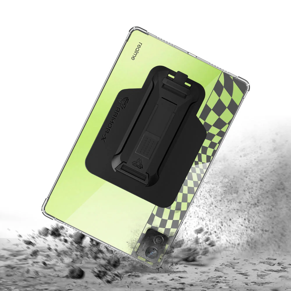 ZXS-OP-RMPX | OPPO Realme Pad X | 4 corner protection case w/ hand strap kick stand & X-mount - Image 9