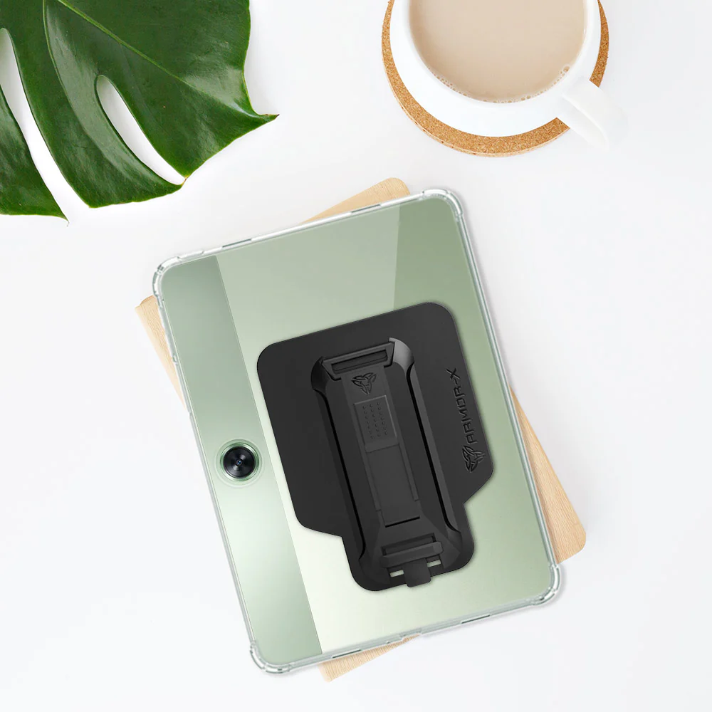 ZXS-PL-GO1 | OnePlus Pad Go | 4 corner protection case w/ hand strap kick stand & X-mount - Image 10