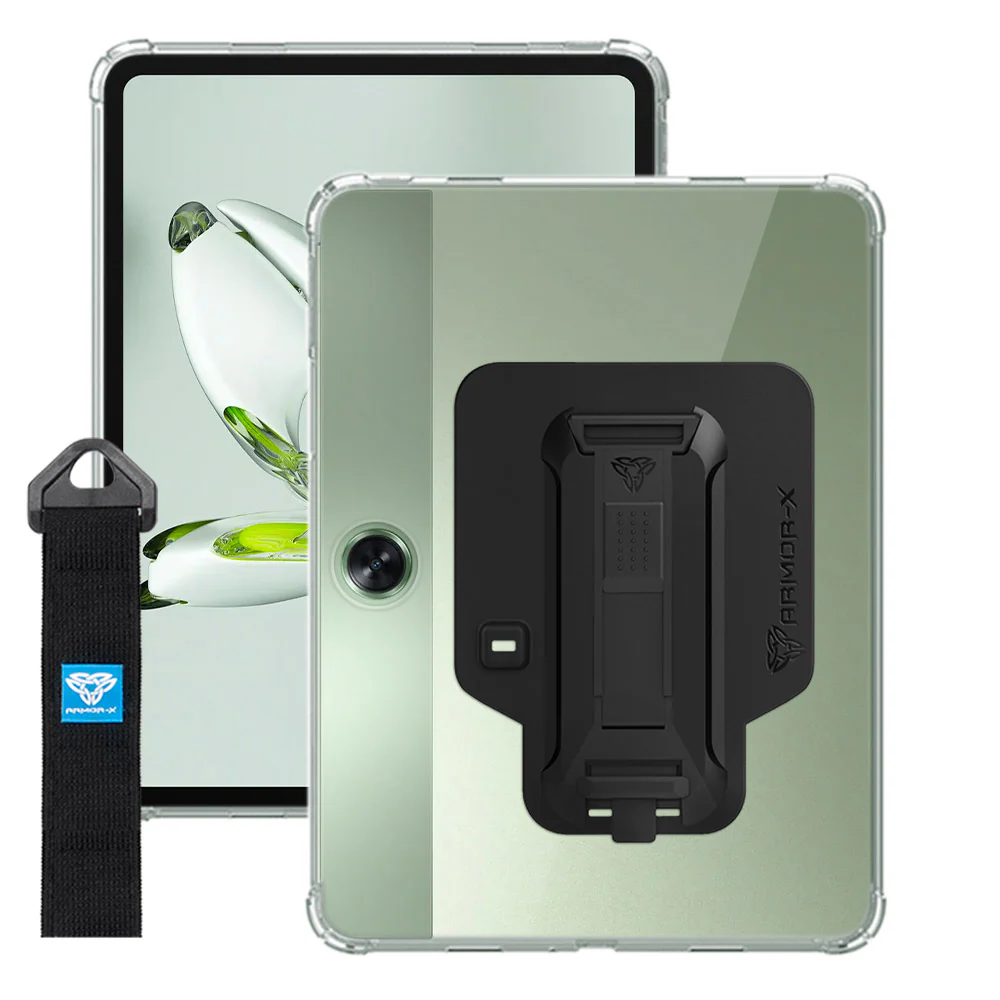 ZXS-PL-GO1 | OnePlus Pad Go | 4 corner protection case w/ hand strap kick stand & X-mount - Image 14