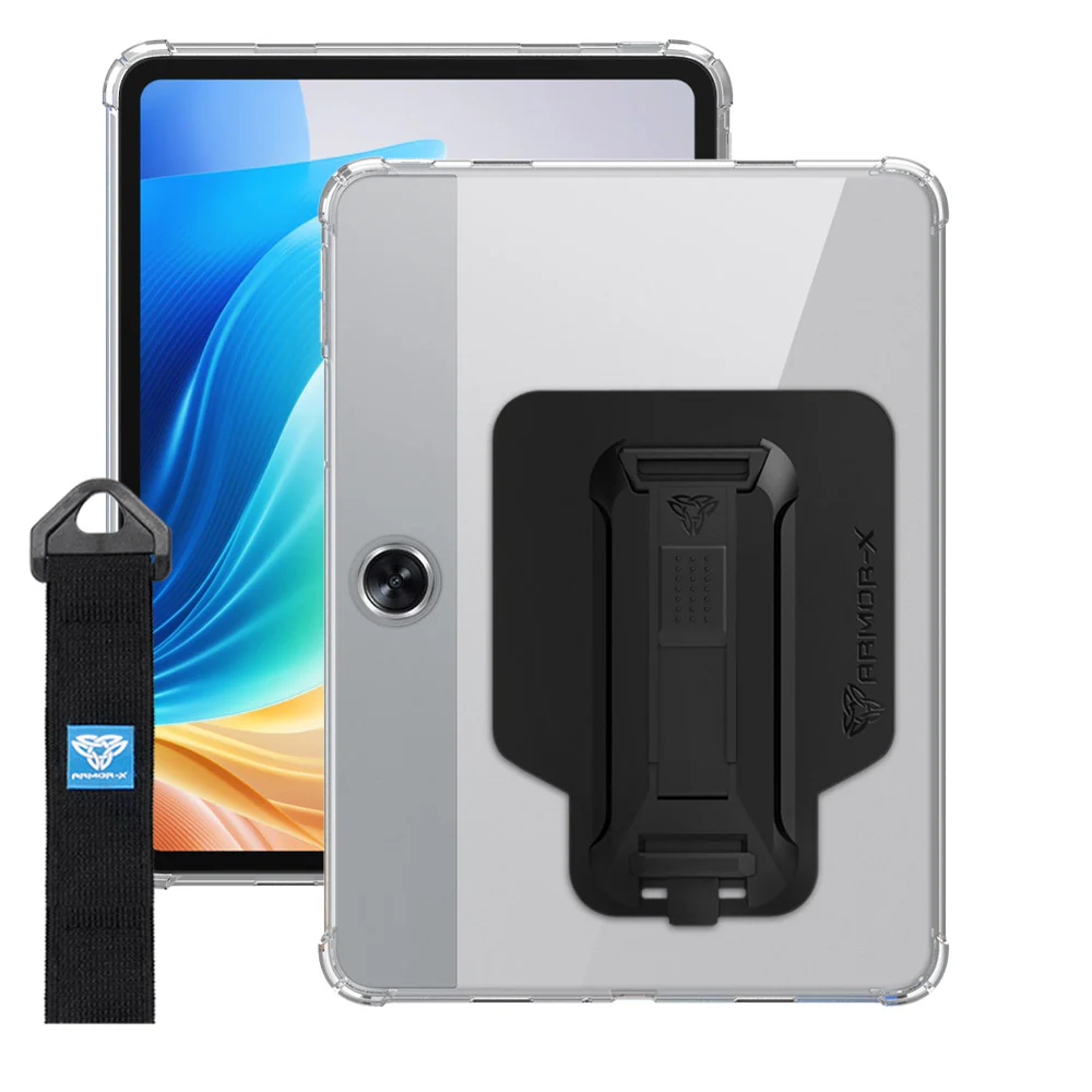 ZXS-PL-GO1 | OPPO Pad Neo | 4 corner protection case w/ hand strap kick stand & X-mount