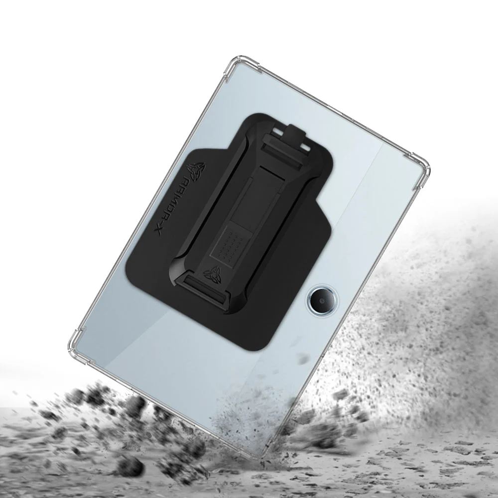 ZXS-PL-LITE1 | OnePlus Pad Lite | 4 corner protection case w/ hand strap kick stand & X-mount - Image 9