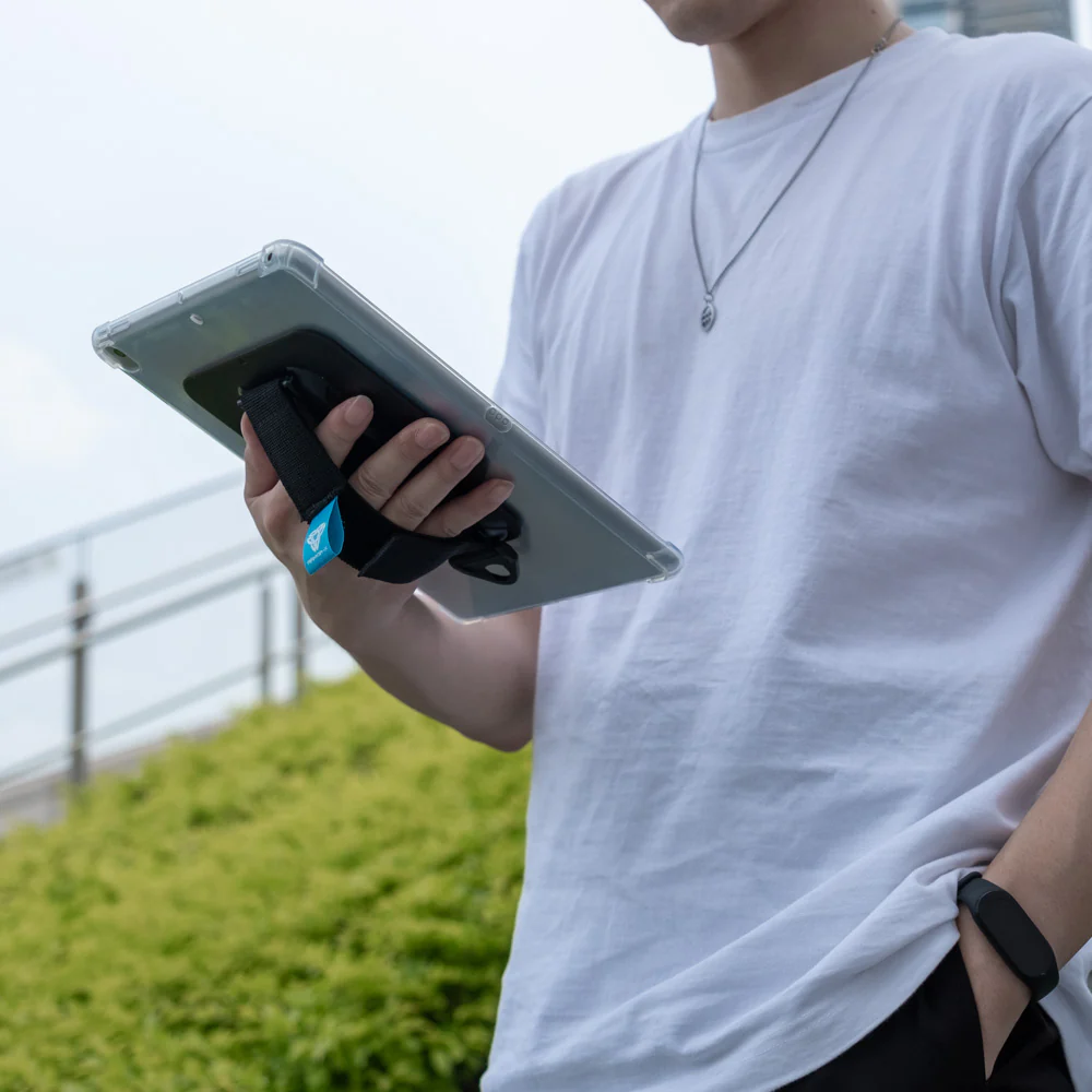 ZXS-SS-S7 | Samsung Galaxy Tab S8 SM-X700 / SM-X706 | 4 corner protection case w/ hand strap kick stand & X-mount - Image 3