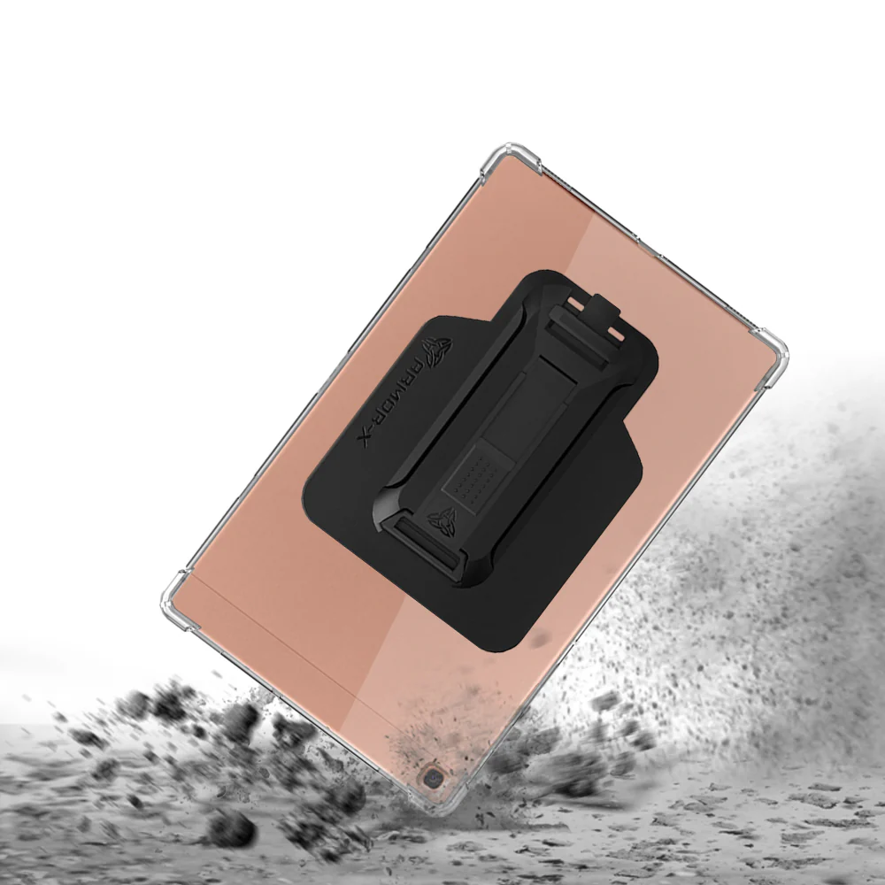ZXS-SS-T515 | Samsung Galaxy Tab A 10.1 (2019) T510 T515 | 4 corner protection case w/ hand strap kick stand & X-mount - Image 9
