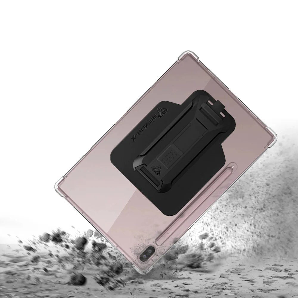 ZXS-SS-T860 | Samsung Galaxy Tab S6 T860 T865 | 4 corner protection case w/ hand strap kick stand & X-mount - Image 8