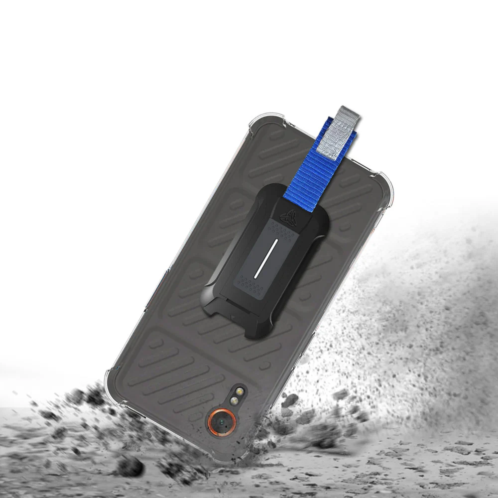 ZXS-SS24-XC7 | Samsung Galaxy Xcover7 SM-G556 Case | 4 Corner Shockproof Drop Proof Cover w/ Carabiner - Image 8